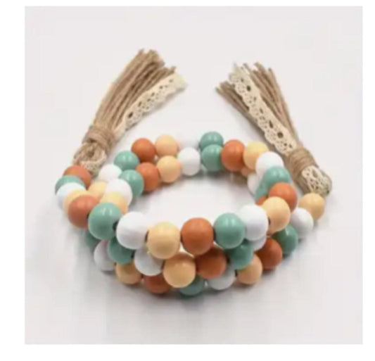 Colorful Wood Beads