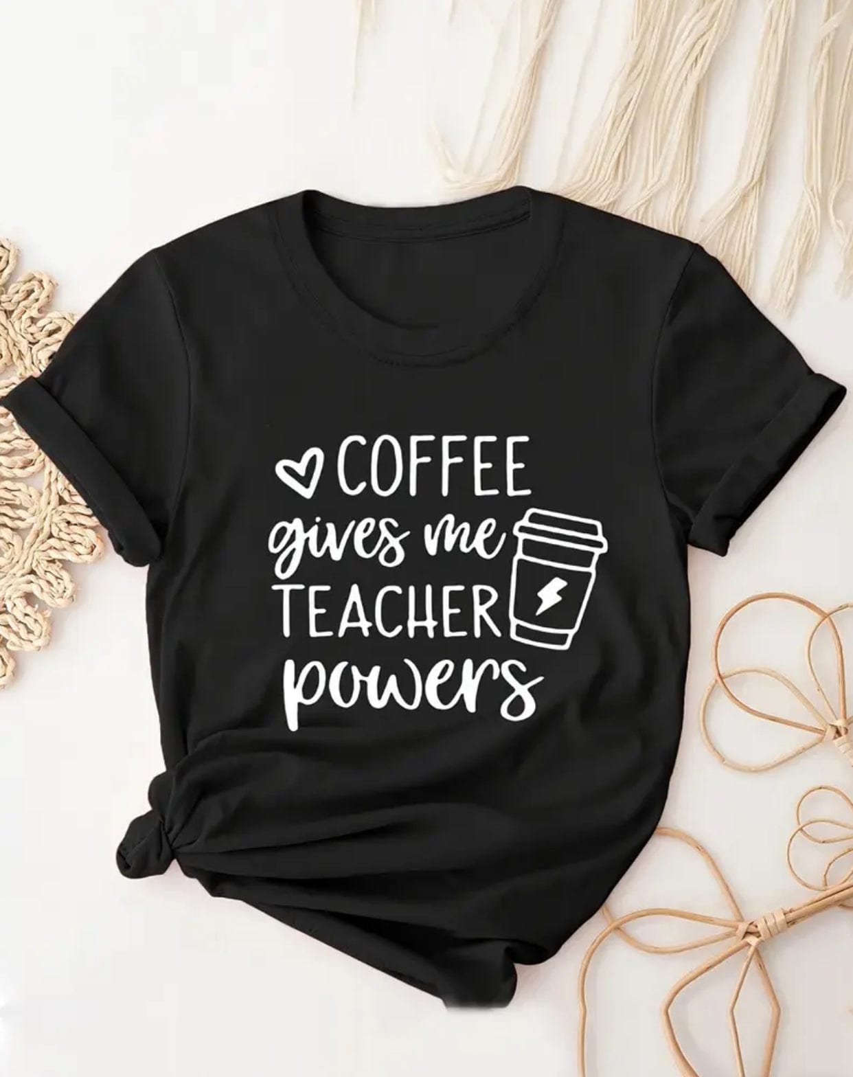 Coffee Gives Me Teacher Powers T-Shirt