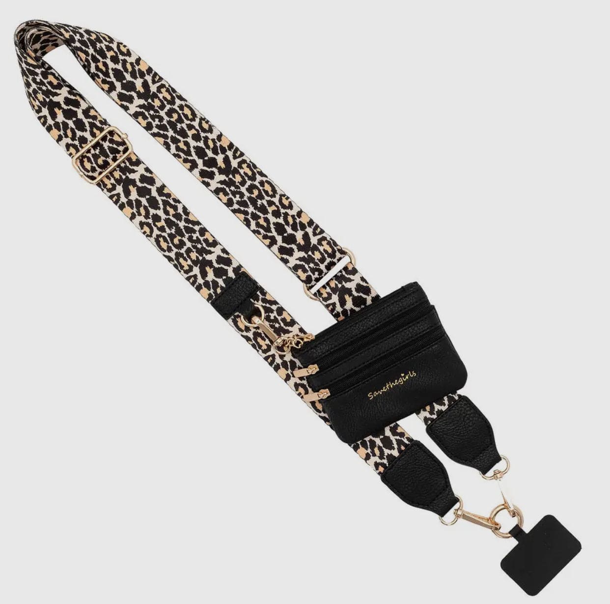Clip & Go Crossbody Strap w/ Zippered Pouch