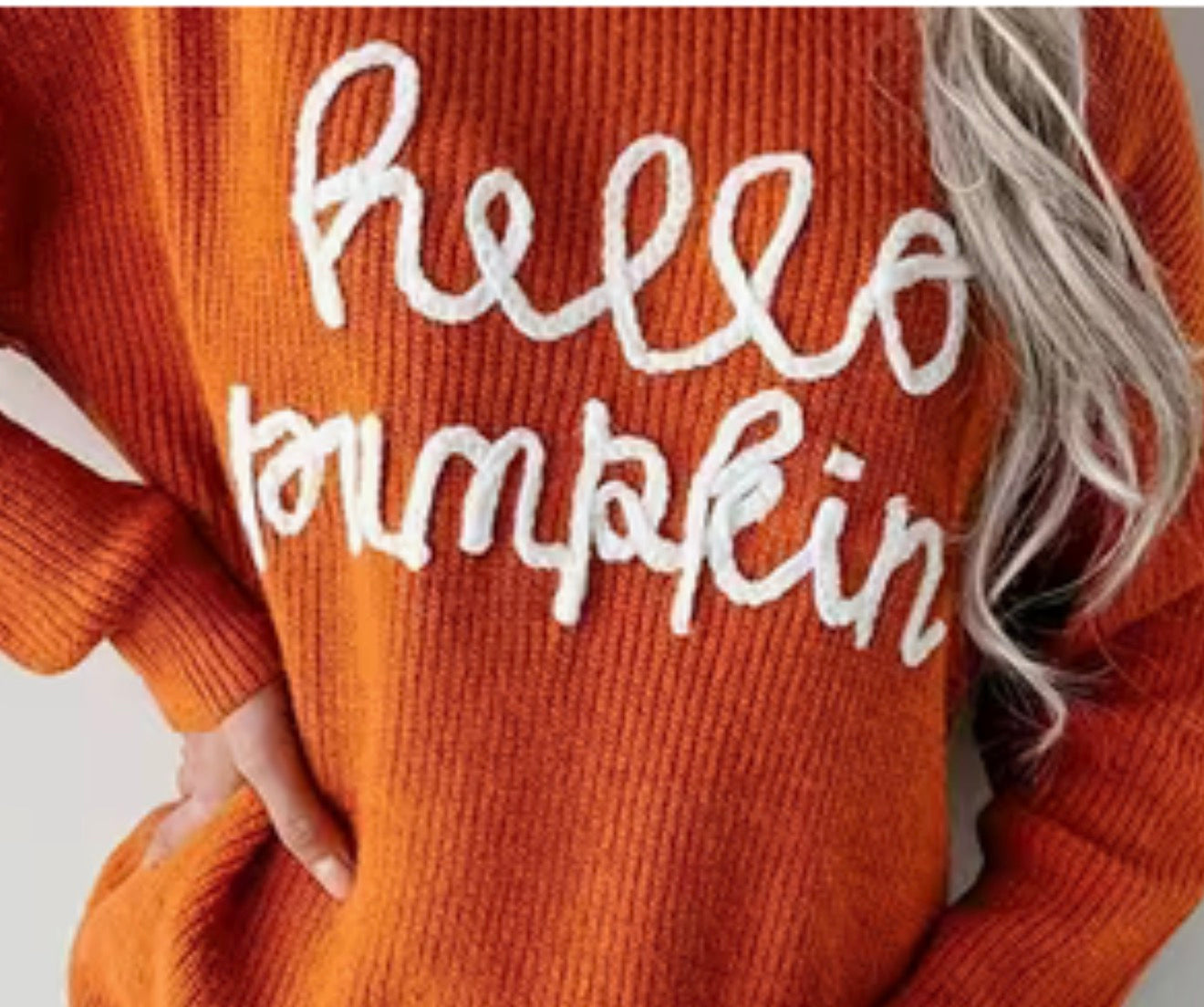 Hello Pumpkin Sweater