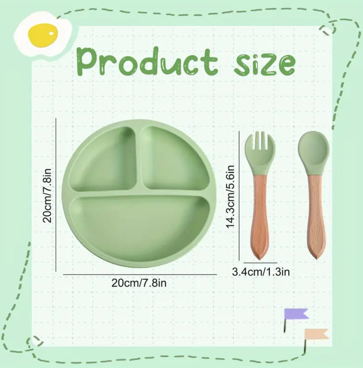 Baby Plate and Utensils