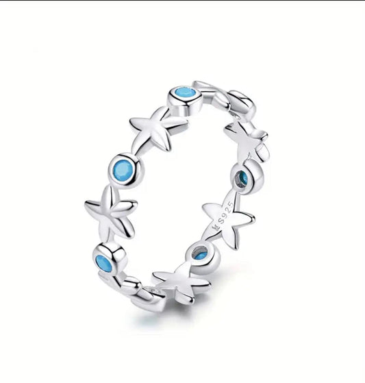 Starfish Ring - Sterling Silver