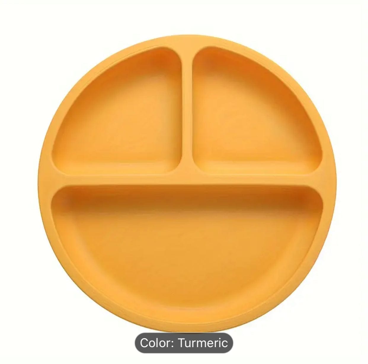 Silicone Baby Plate w/ Suction Cups