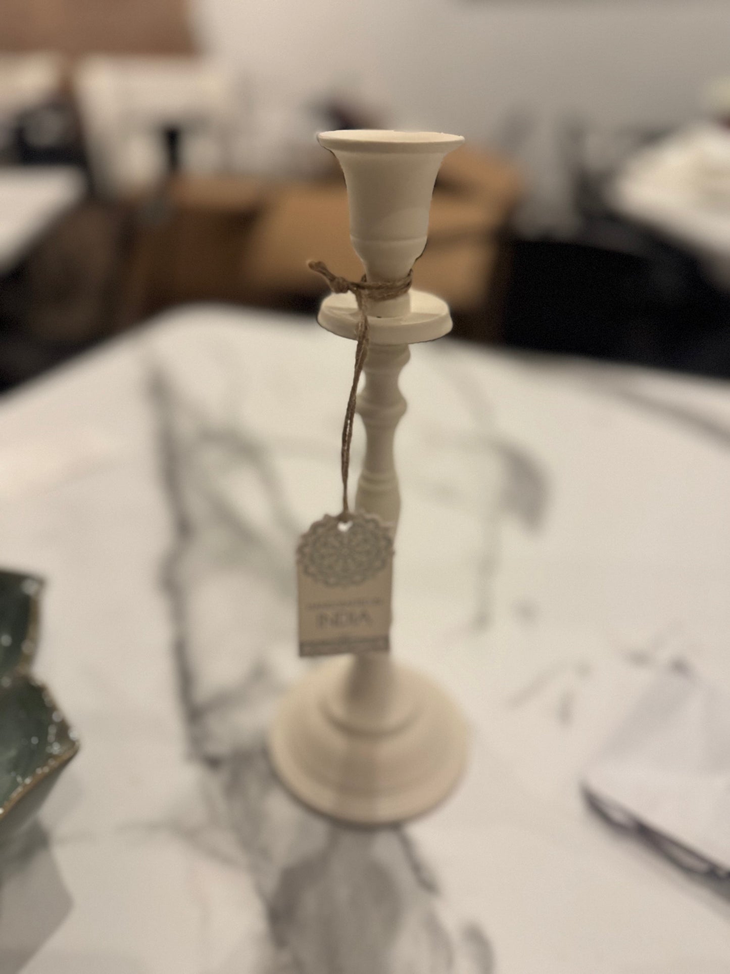 Cream colored Candle Stick