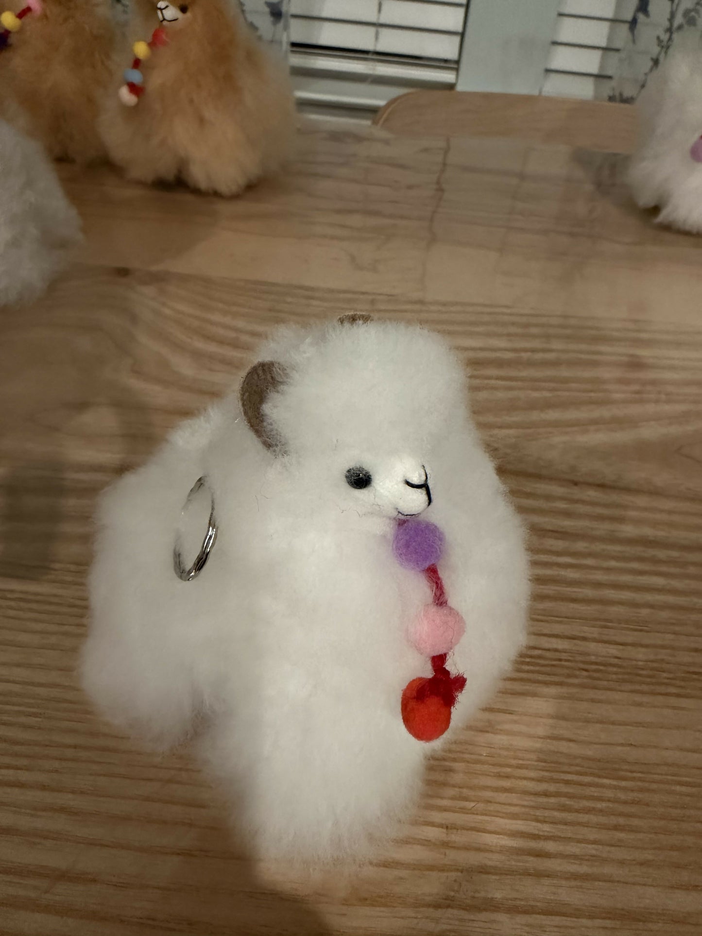 Baby Alpaca medium keychain
