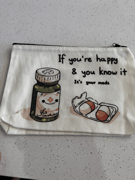 If You’re Happy Makeup Bag