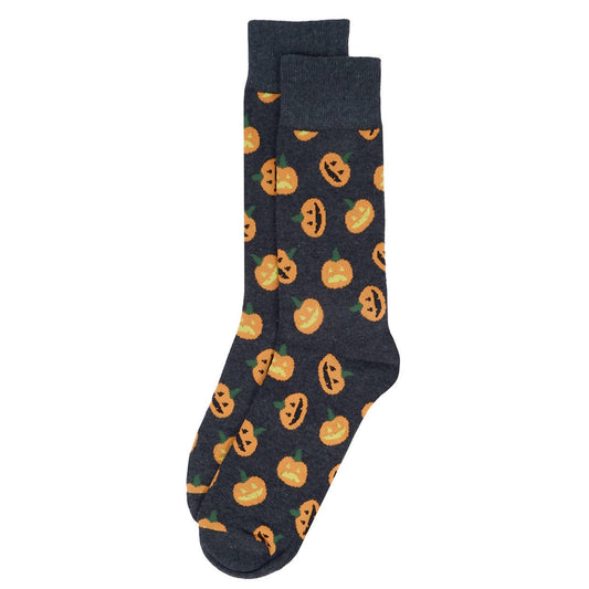 Mens Pumpkin Socks
