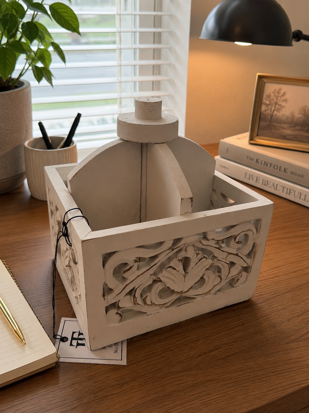Wood Desk Organizer