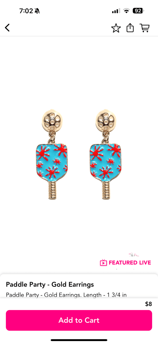 Paddle Earrings SS