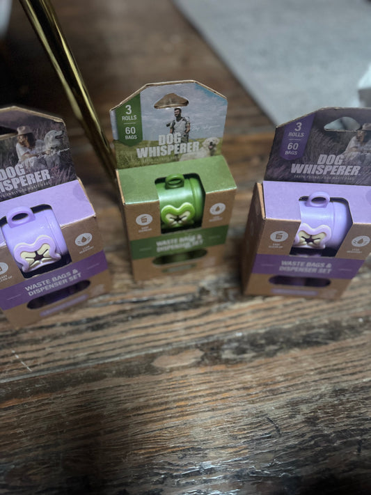 Dog Poop Baggies and Dispenser