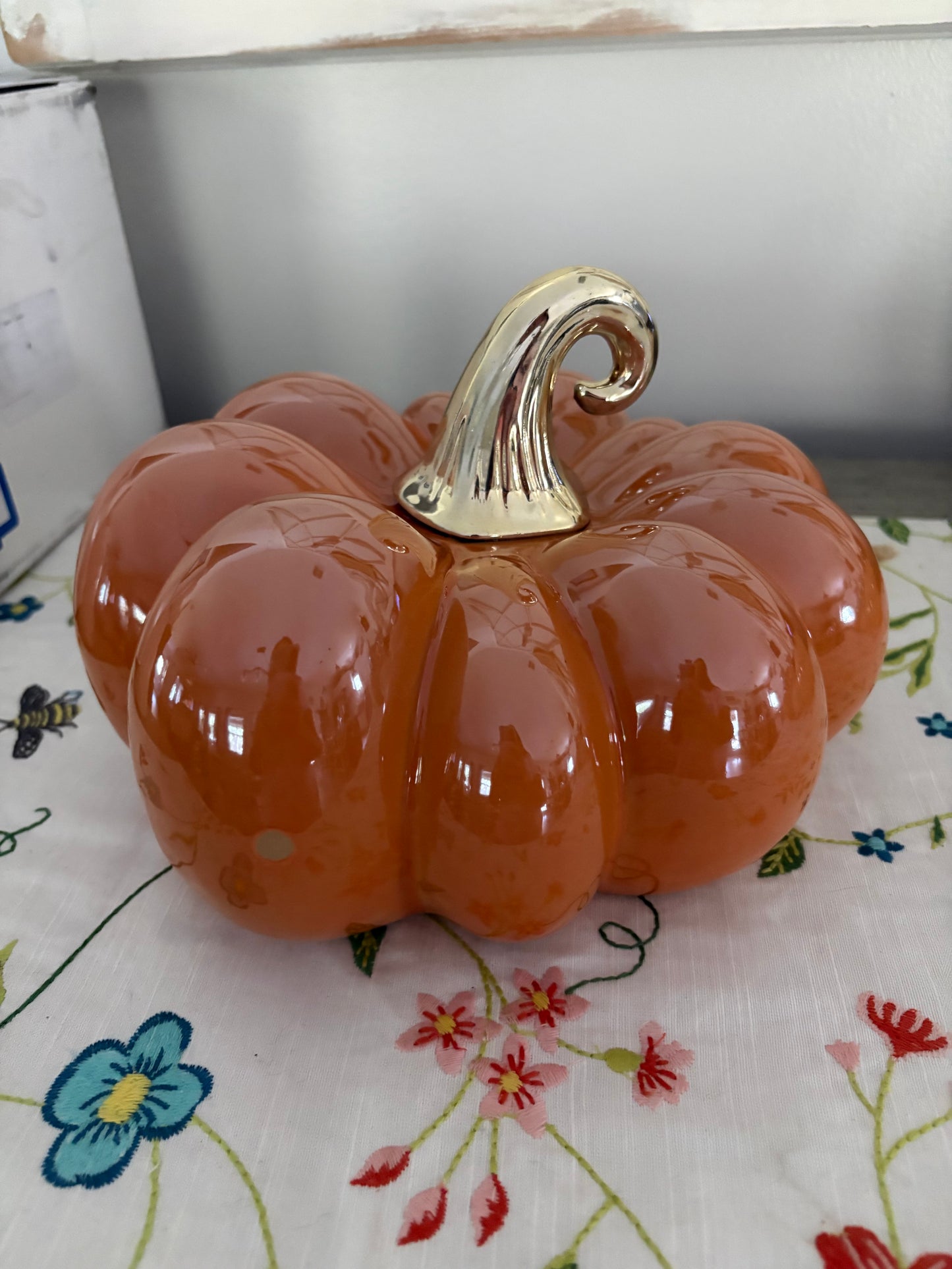 Orange and Gold Pumpkin