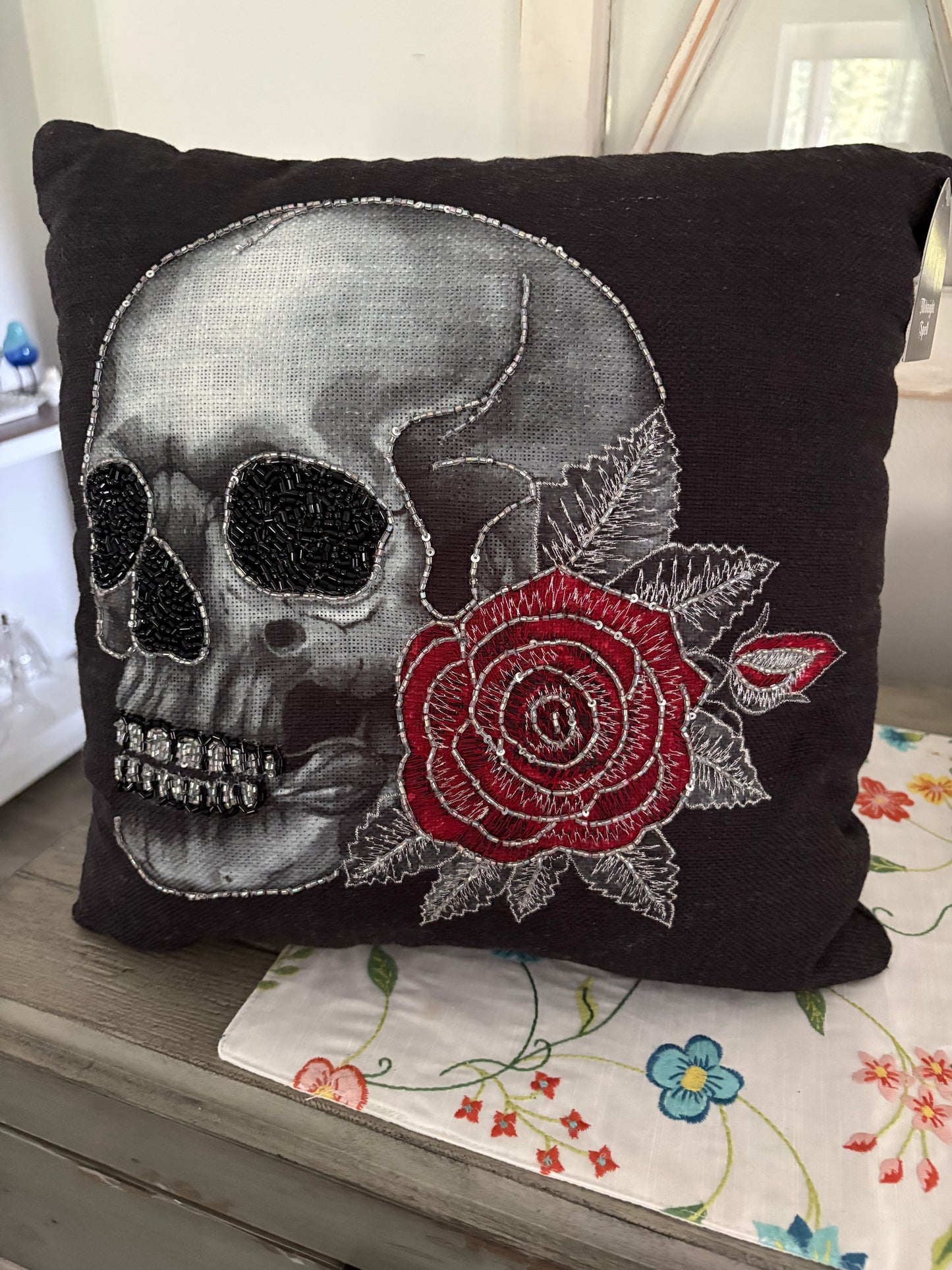 Halloween Embellished Pillow