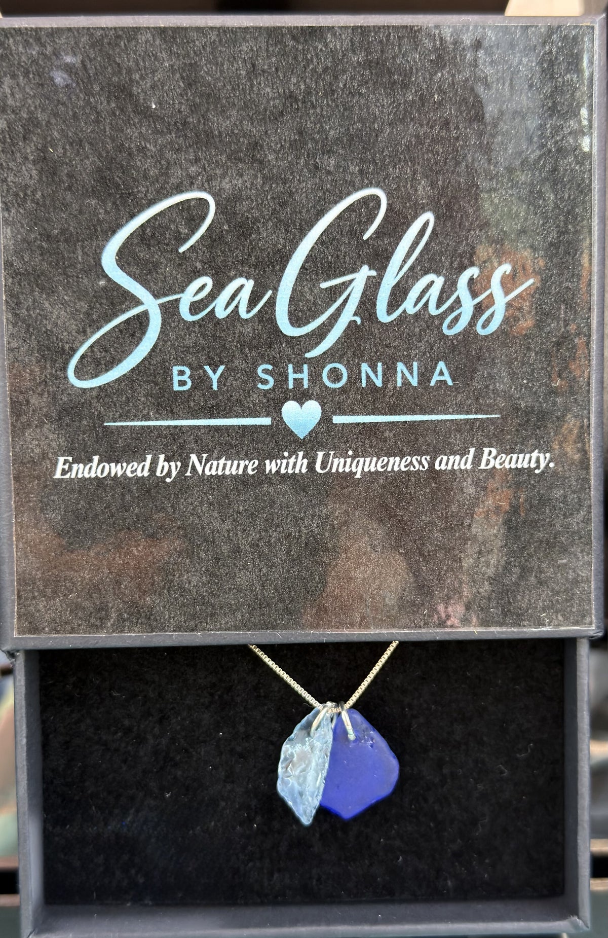 18” Sapphire & Sea Mist Sterling silver