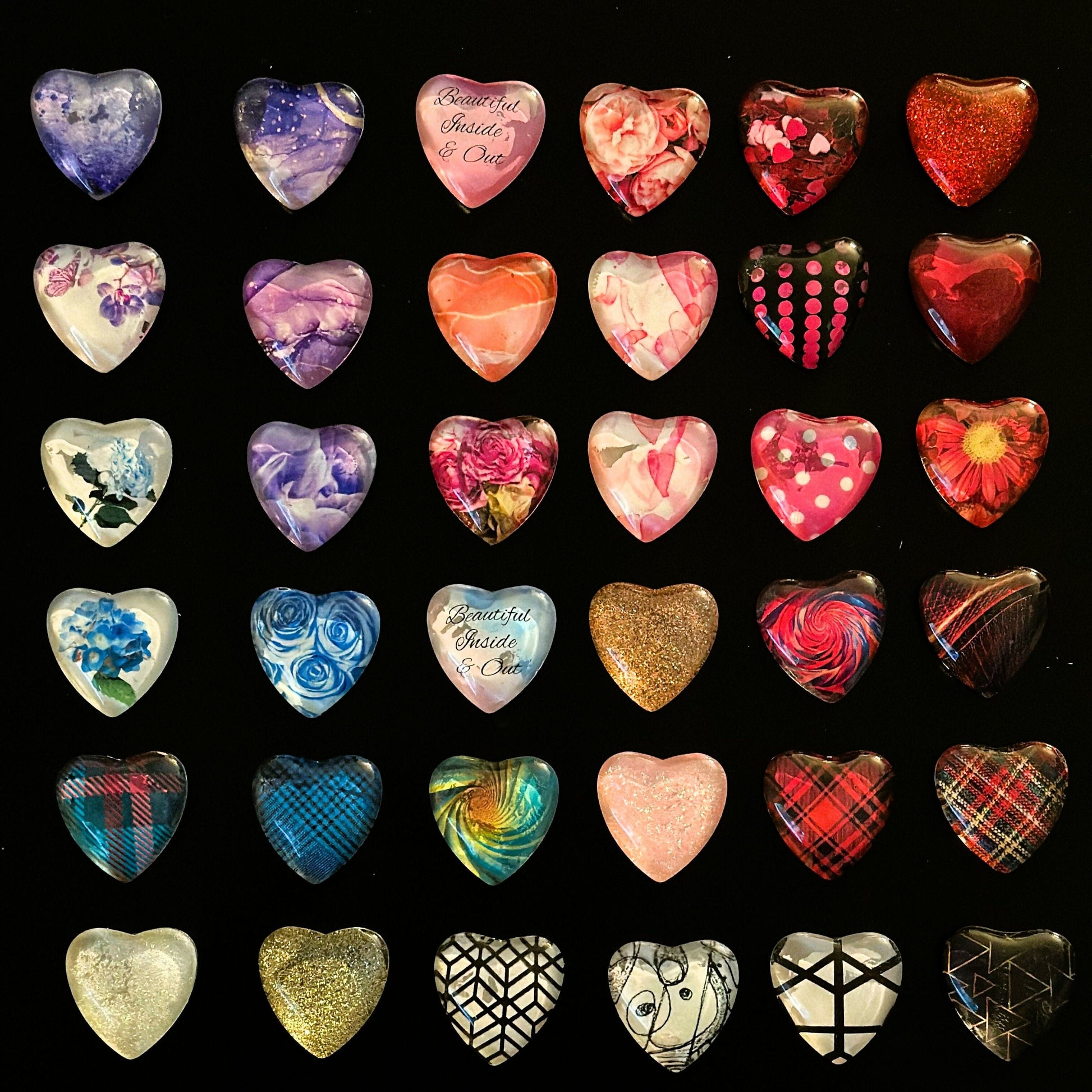 heart-magnets-assorted-dark-background