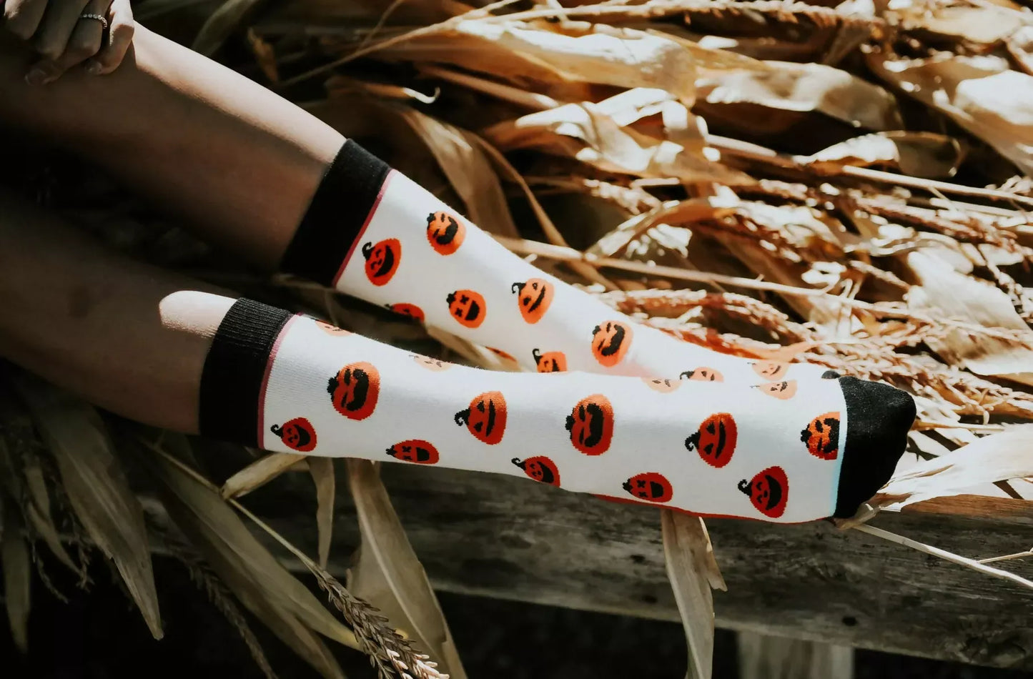 Womens Halloween Socks Pumpkin Socks Life is Socks Gift