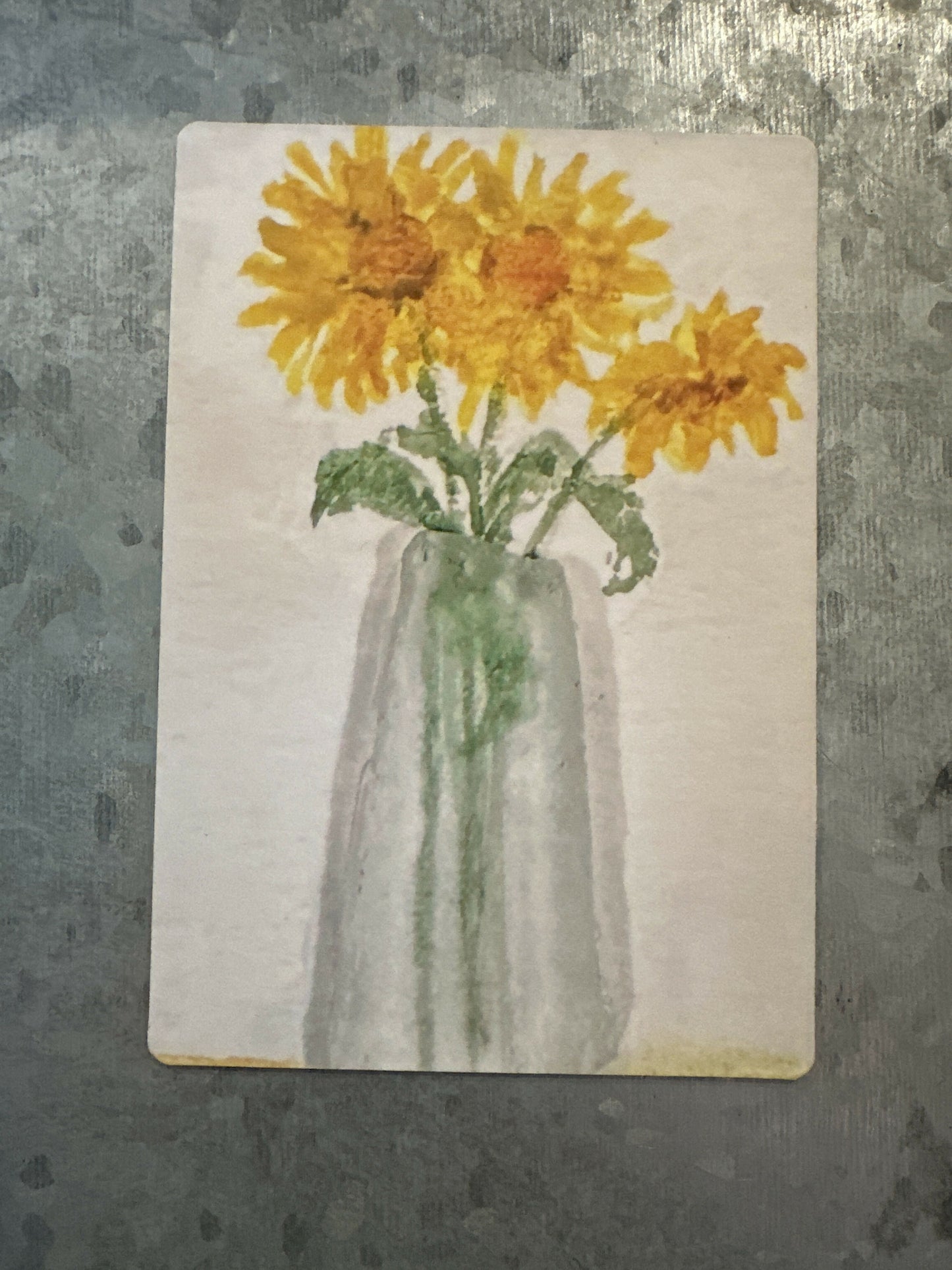 3.5x5 Art Magnet-Sunflowers