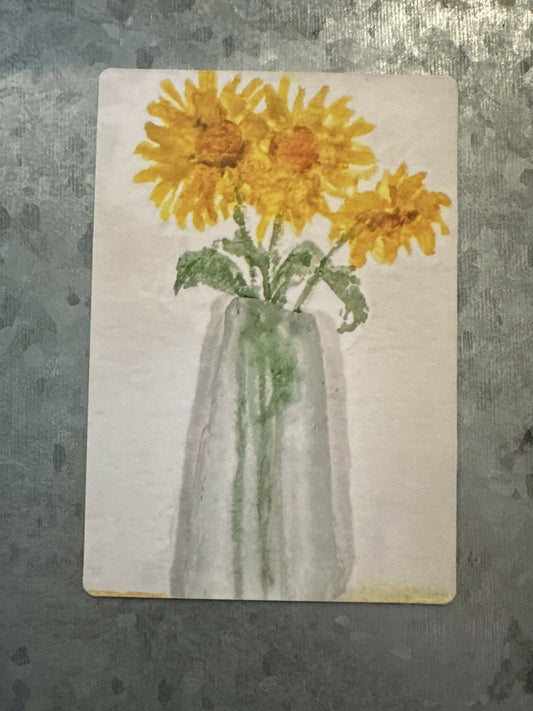 3.5x5 Art Magnet-Sunflowers