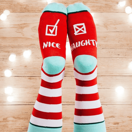 Naughty or Nice Socks Life is Socks-Photoroom