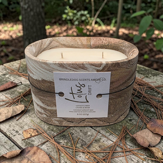 Blush & Bloom Oval Elements Series White 8oz