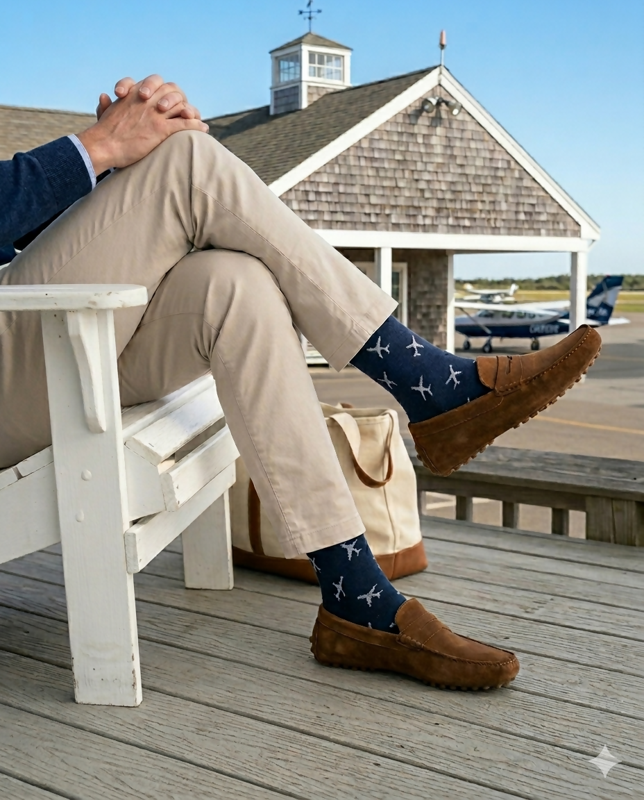 RS MENS AIRPLANE NAVY