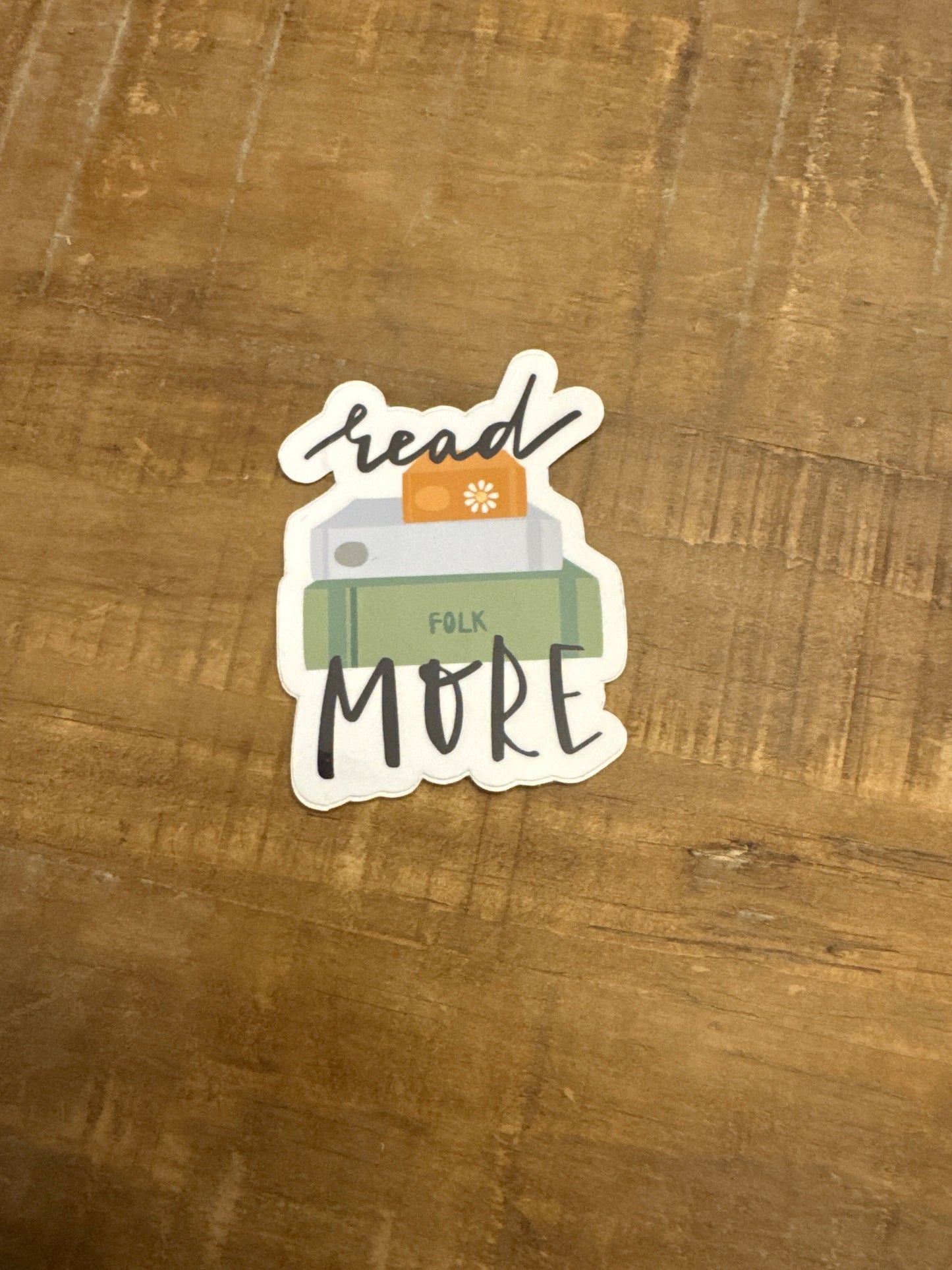 Bookish Read More Sticker
