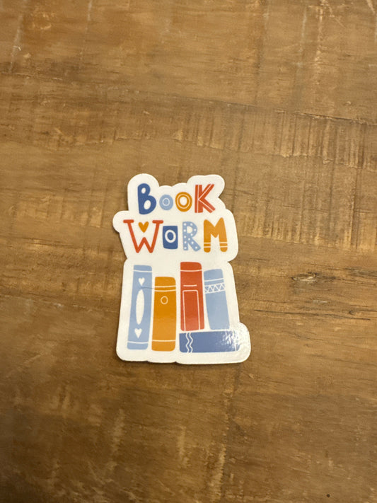Bookish Bookworm Sticker