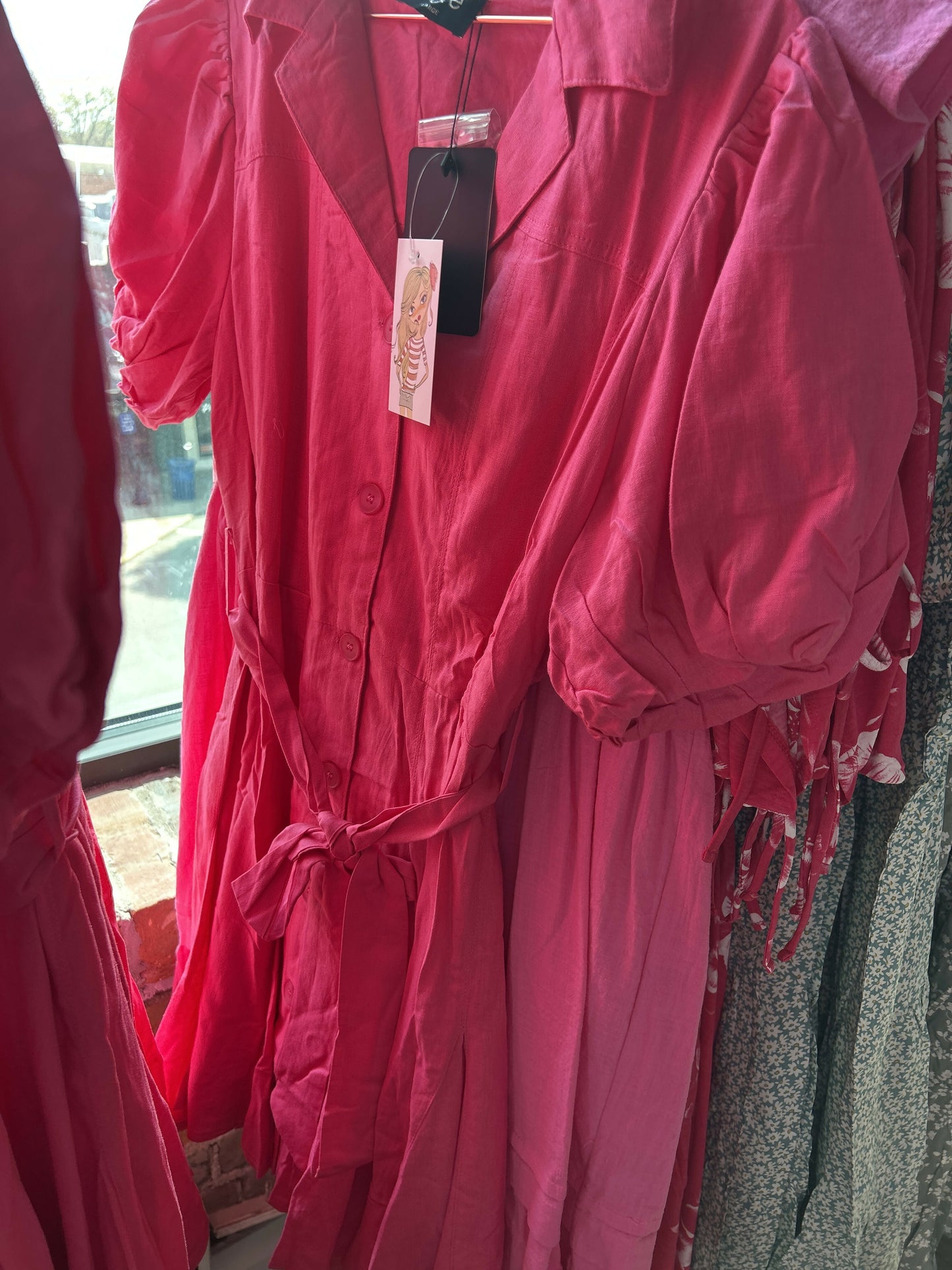 Fate Women’s Pink Dress Lg