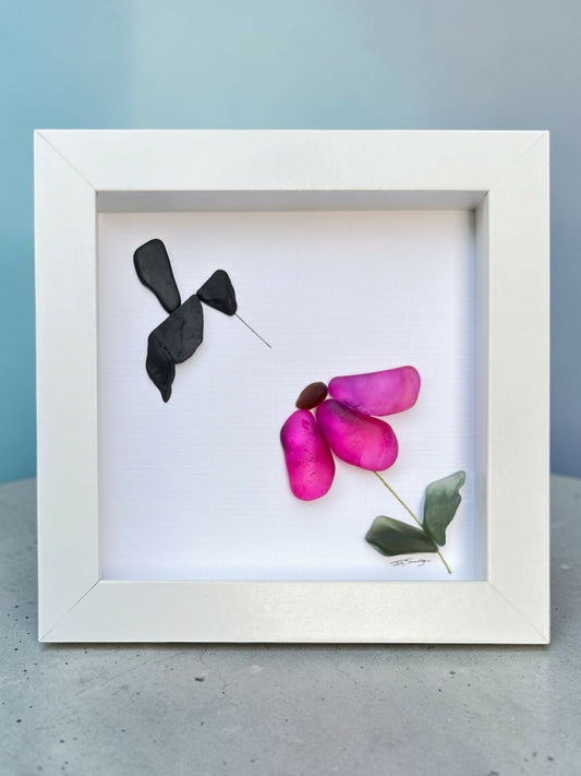 Hummingbird pink bloom