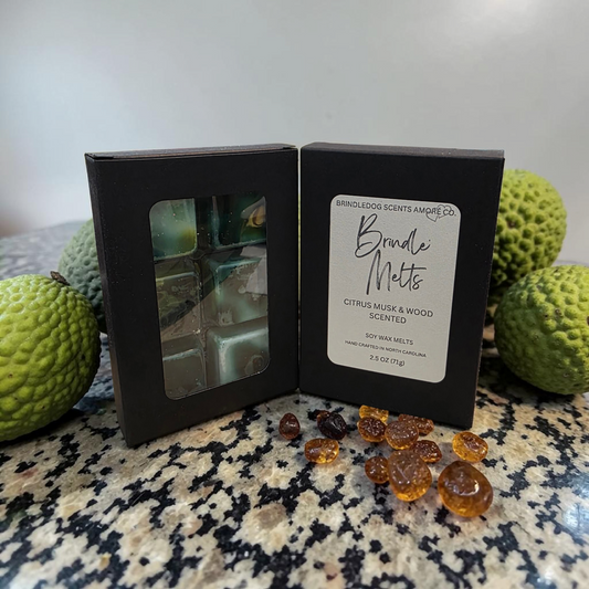 Brindle Melts Citrus Musk & Wood