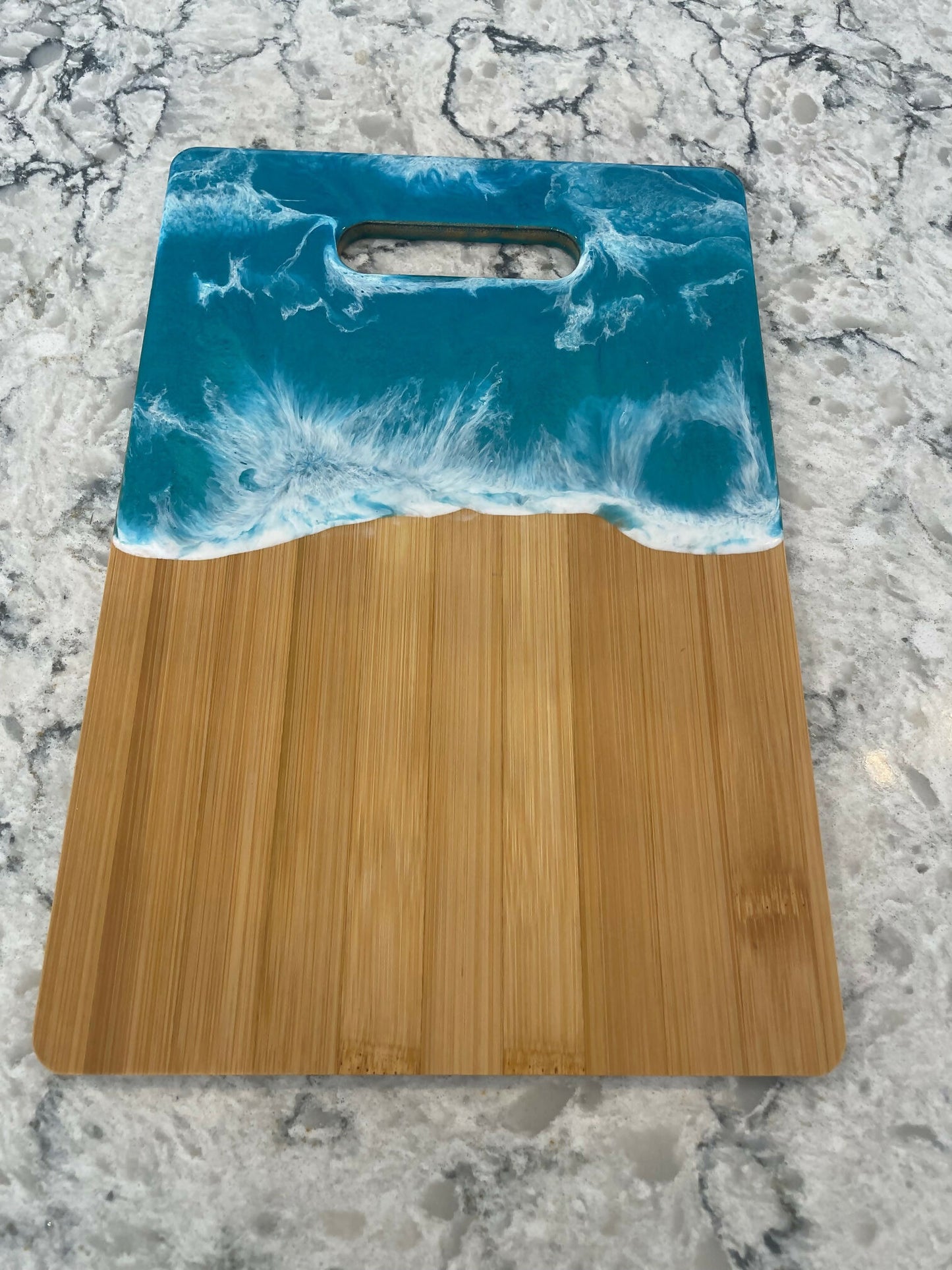 Bamboo Turquoise Brd 12x8