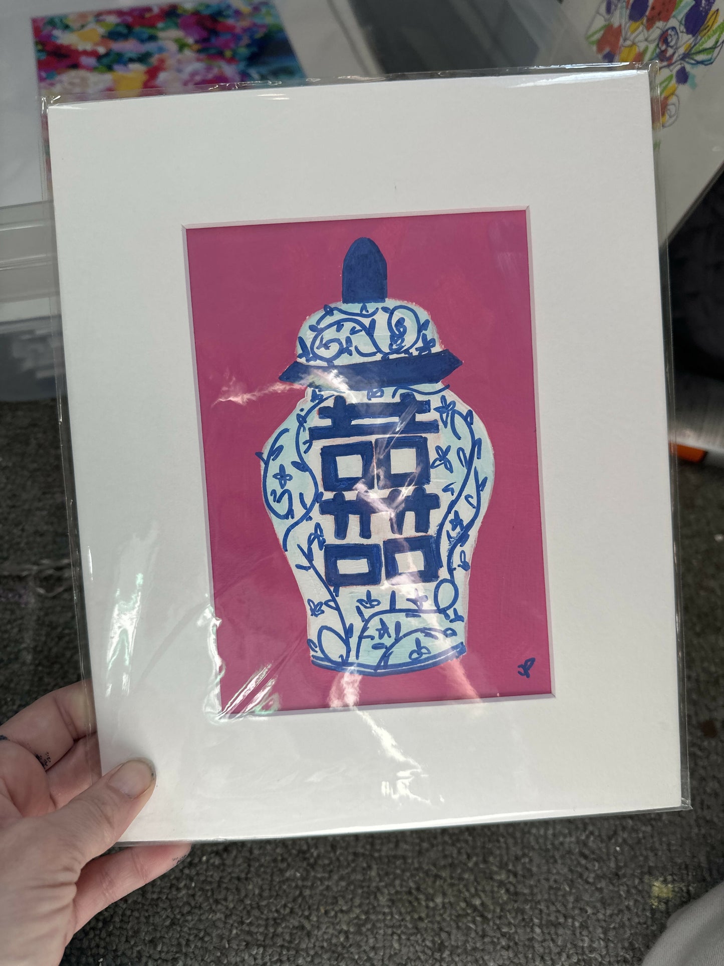 Pierce Paints original painting on paper