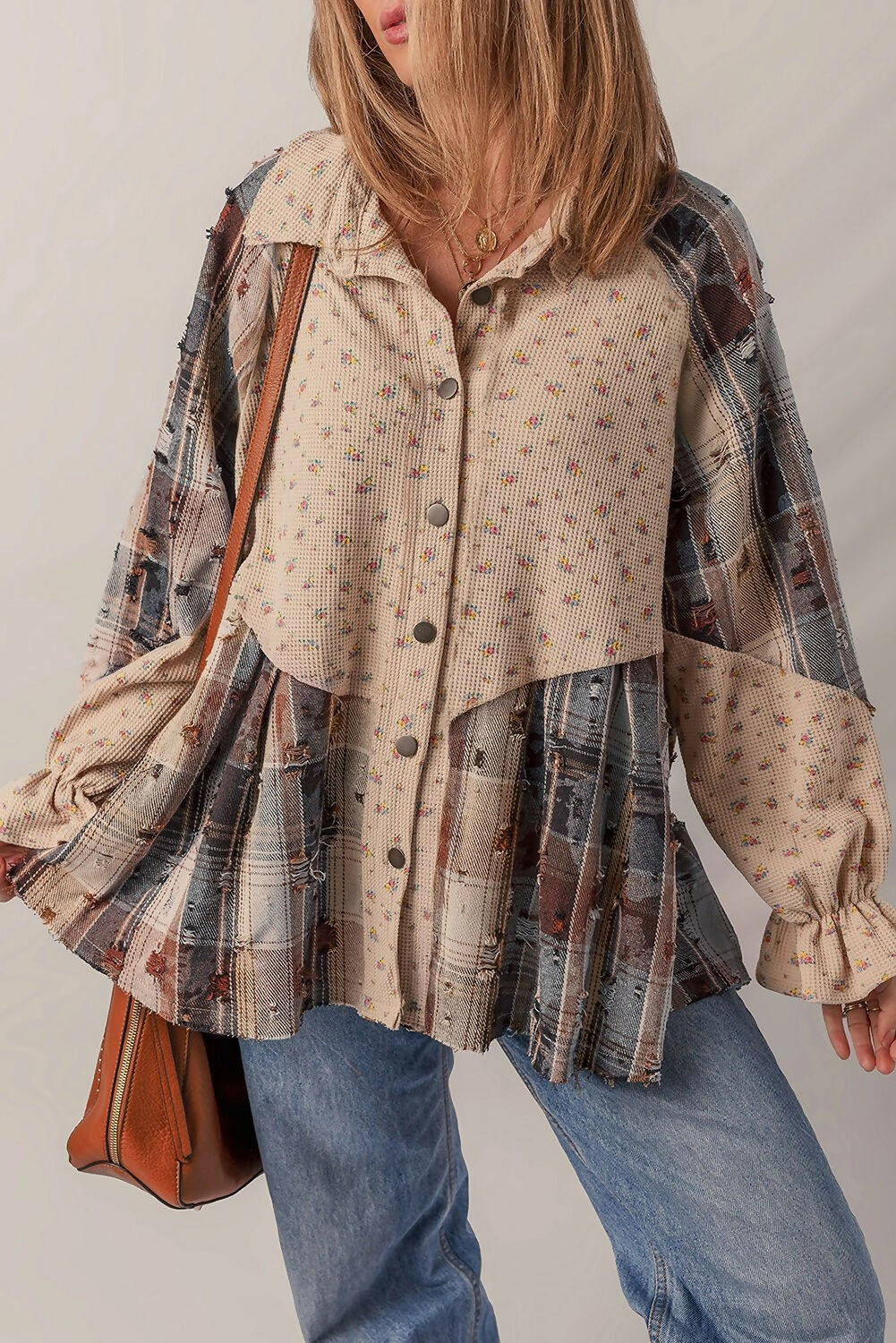 Patchwork Thermal Shirt