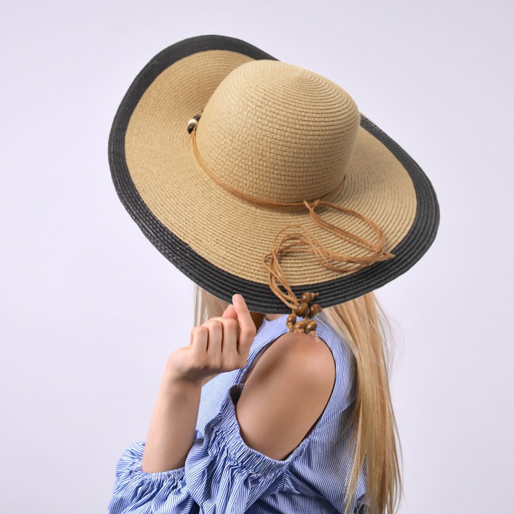 BEADED BEACH HAT LIS
