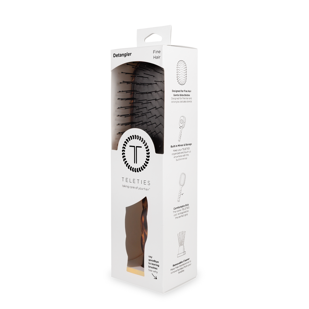 Detangler Brush |Tortoise| Fine