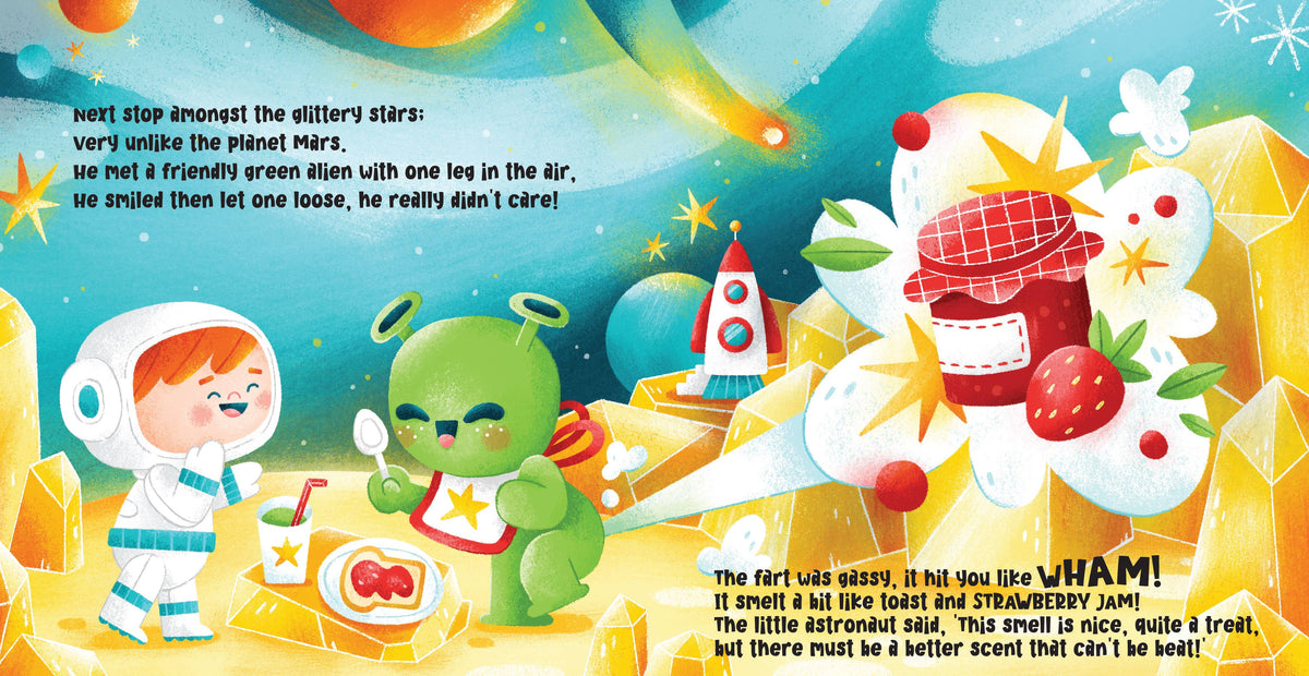 Farts in Space - Scratch & Sniff Smell book