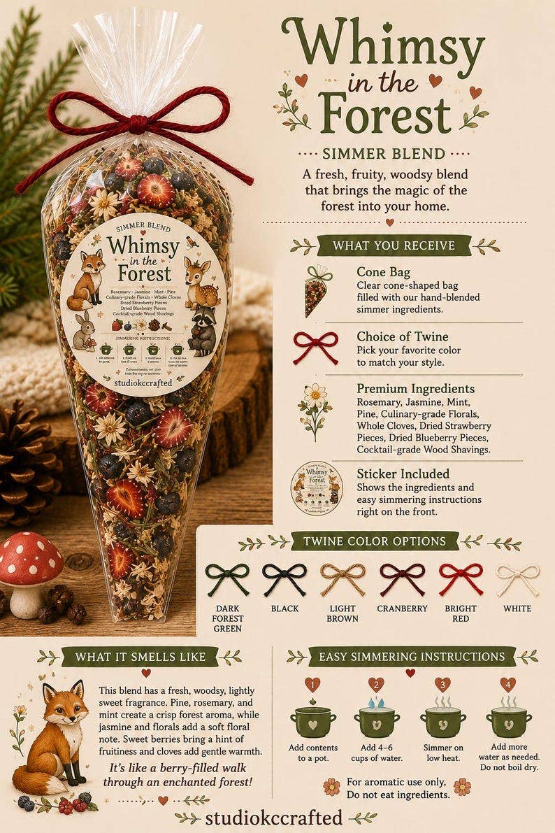 Whimsy in the Forest Botanical Simmer Blend – Whimsical Wood