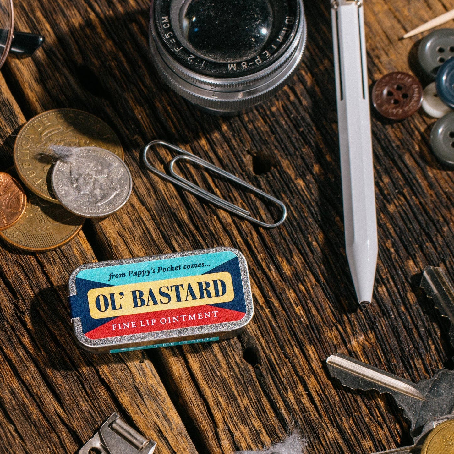 Ol' Bastard Lip Balm | Funny Old School Tin