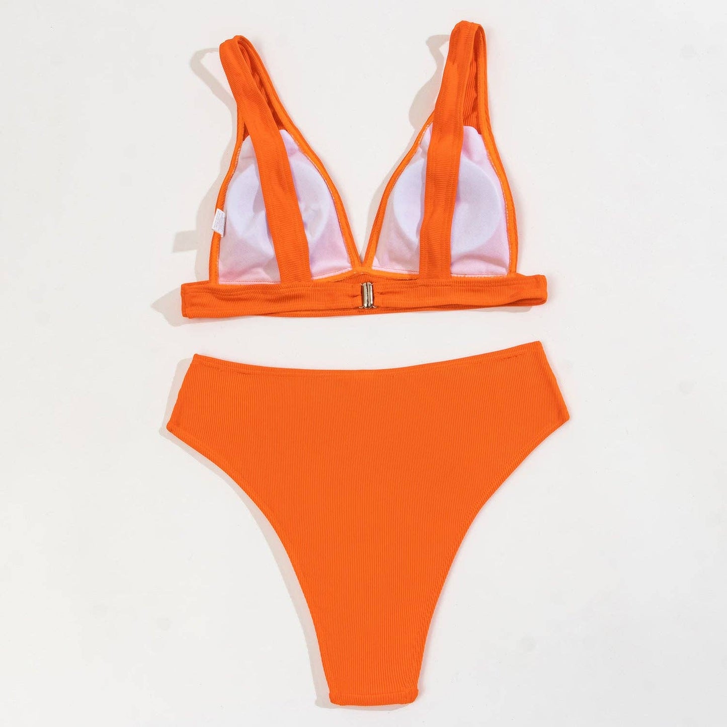 Ladies Triangle V-Neck 2PCS Bikini Set Swimsuit