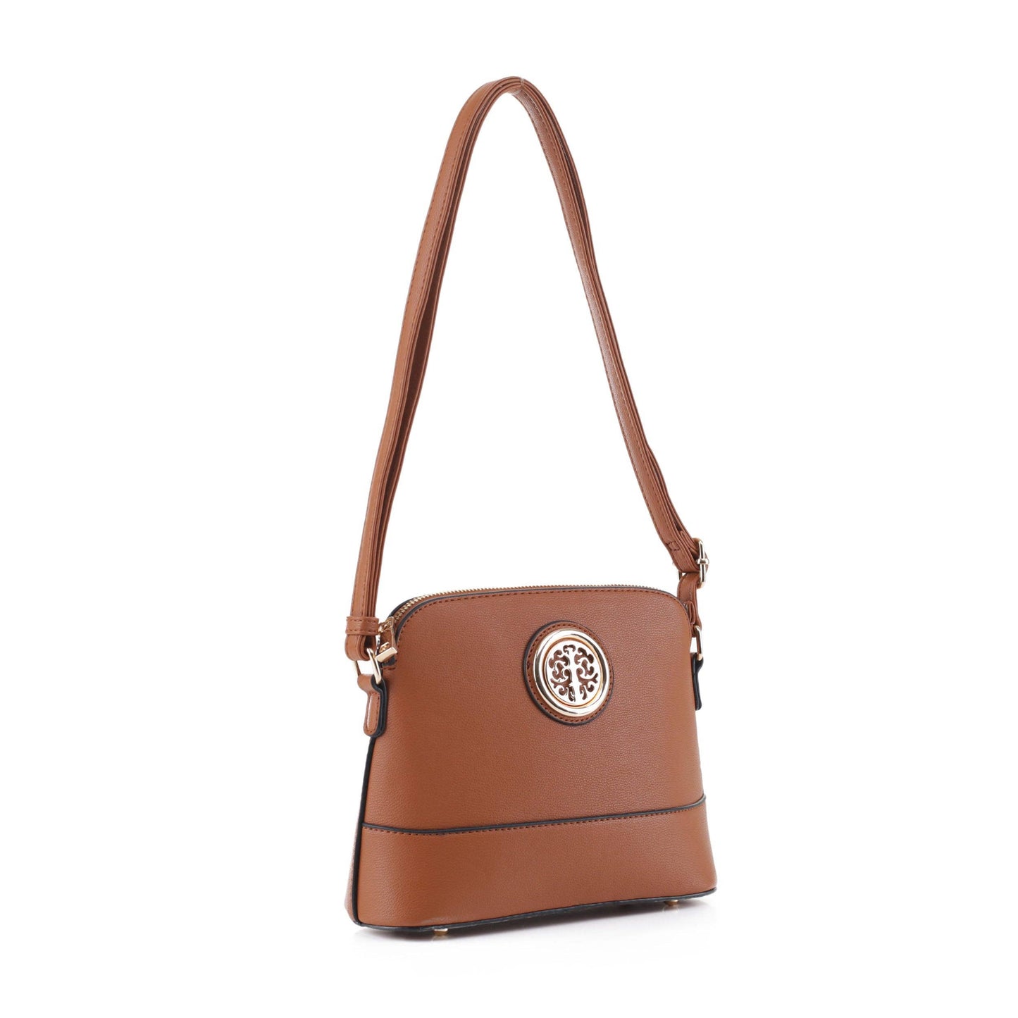 FC19565 Circle Hardware Crossbody Bag