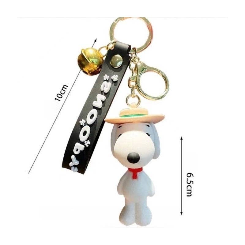 Cute Snoopy Doll Silicone Keychain
