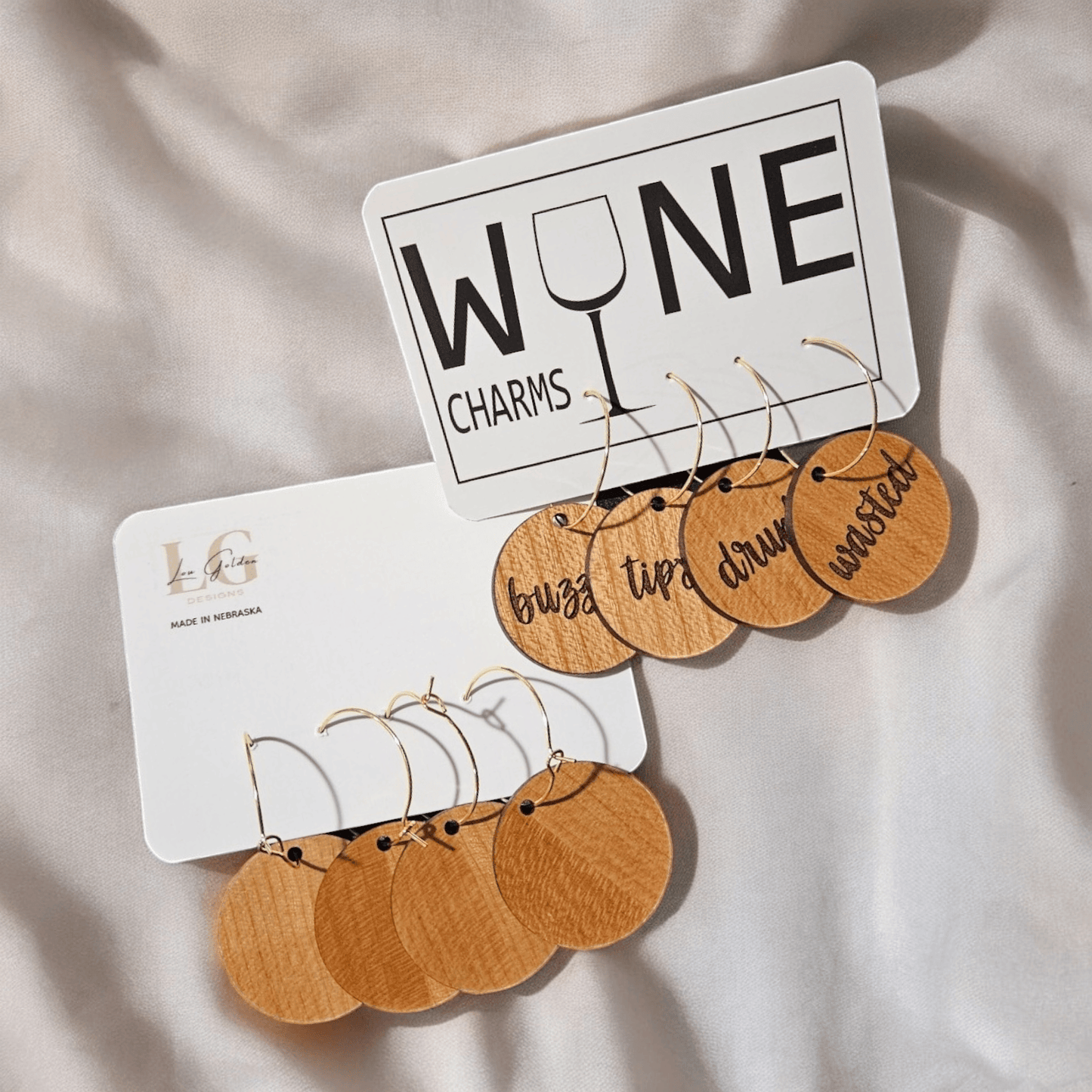 Buzzed Wine Charms