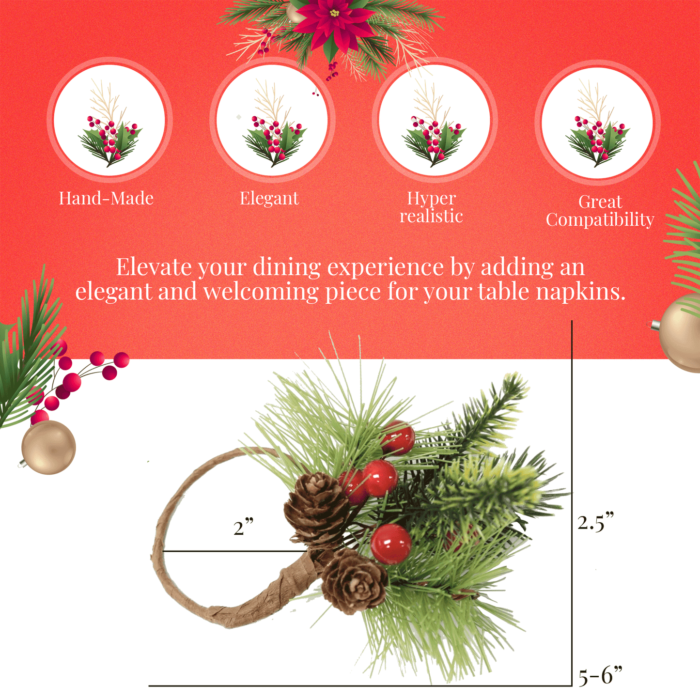 Christmas Special Edition Napkin Rings