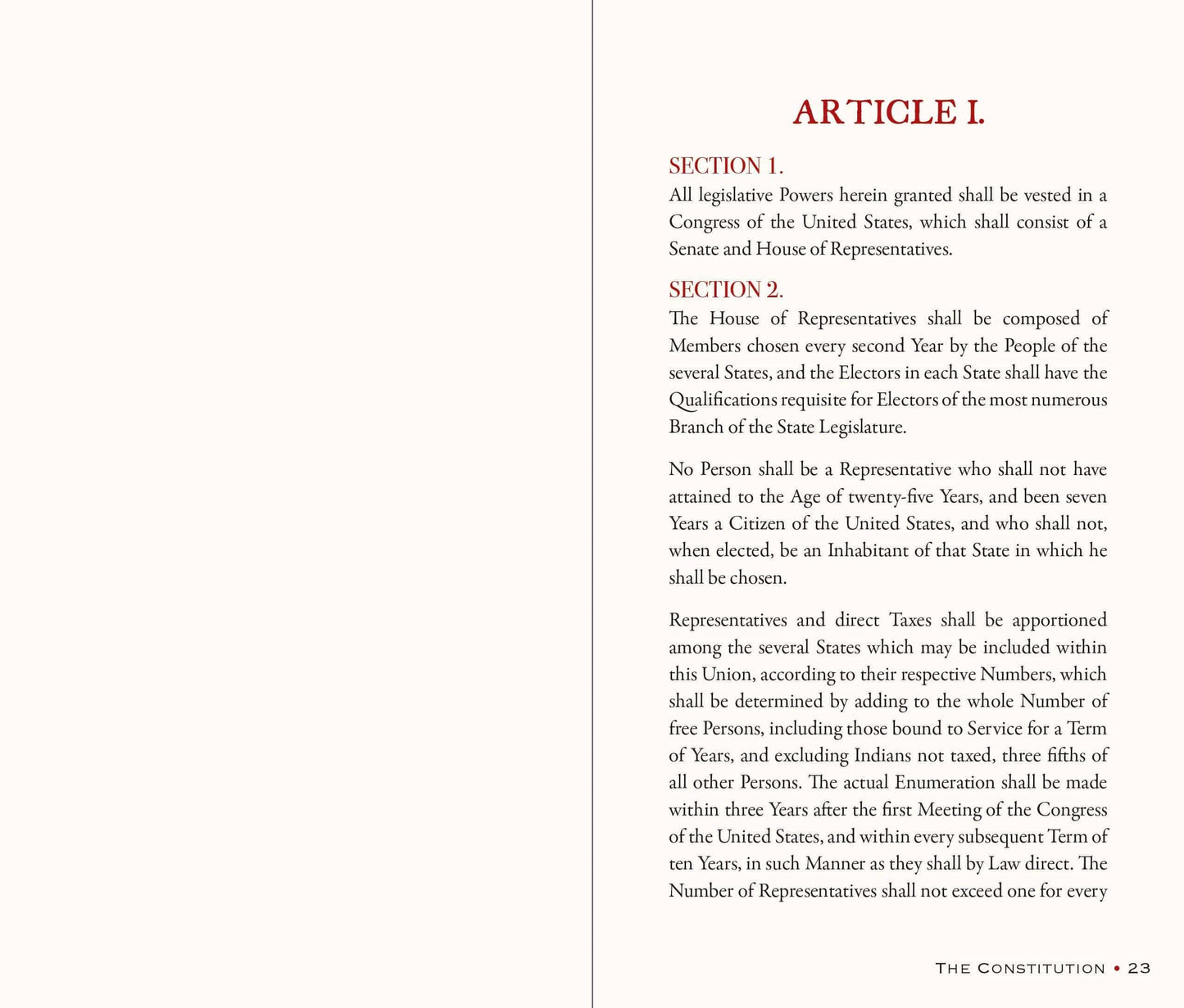 The Constitution of the United States of America