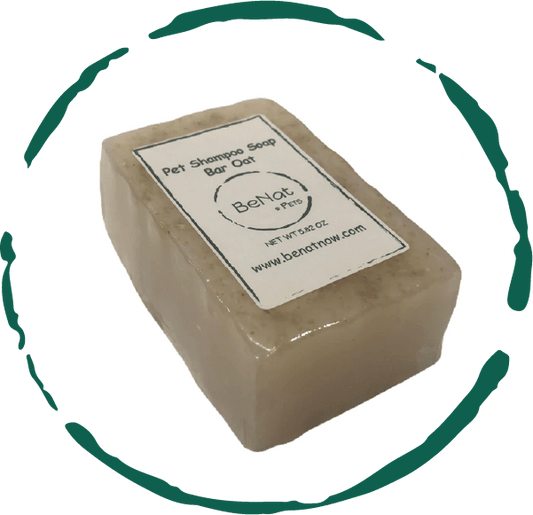 BeNat Pets. Artisanal Pet Shampoo Bar. Oat. 5.8 oz.