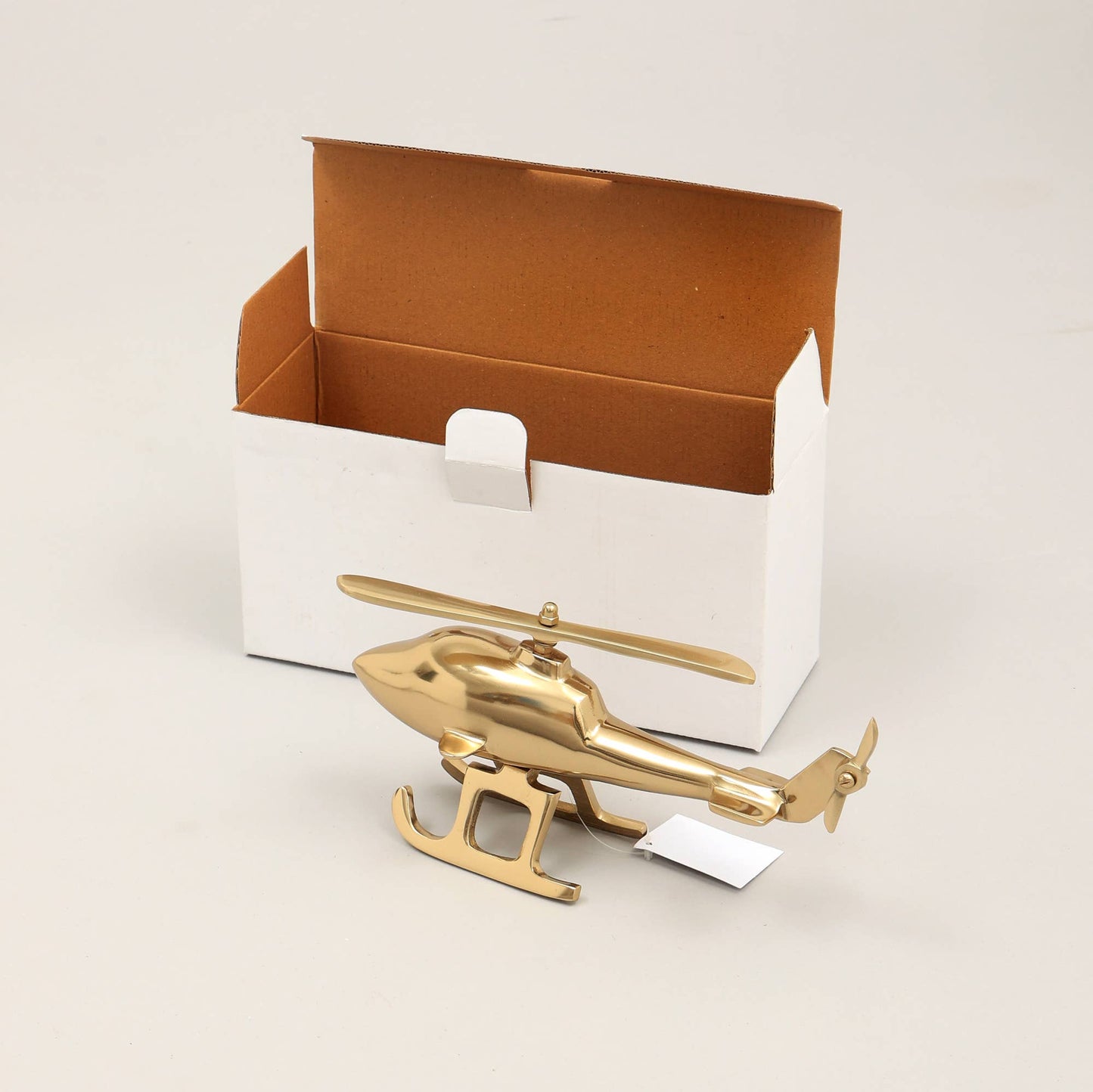 Decorative Helicopter-Accent Figurine