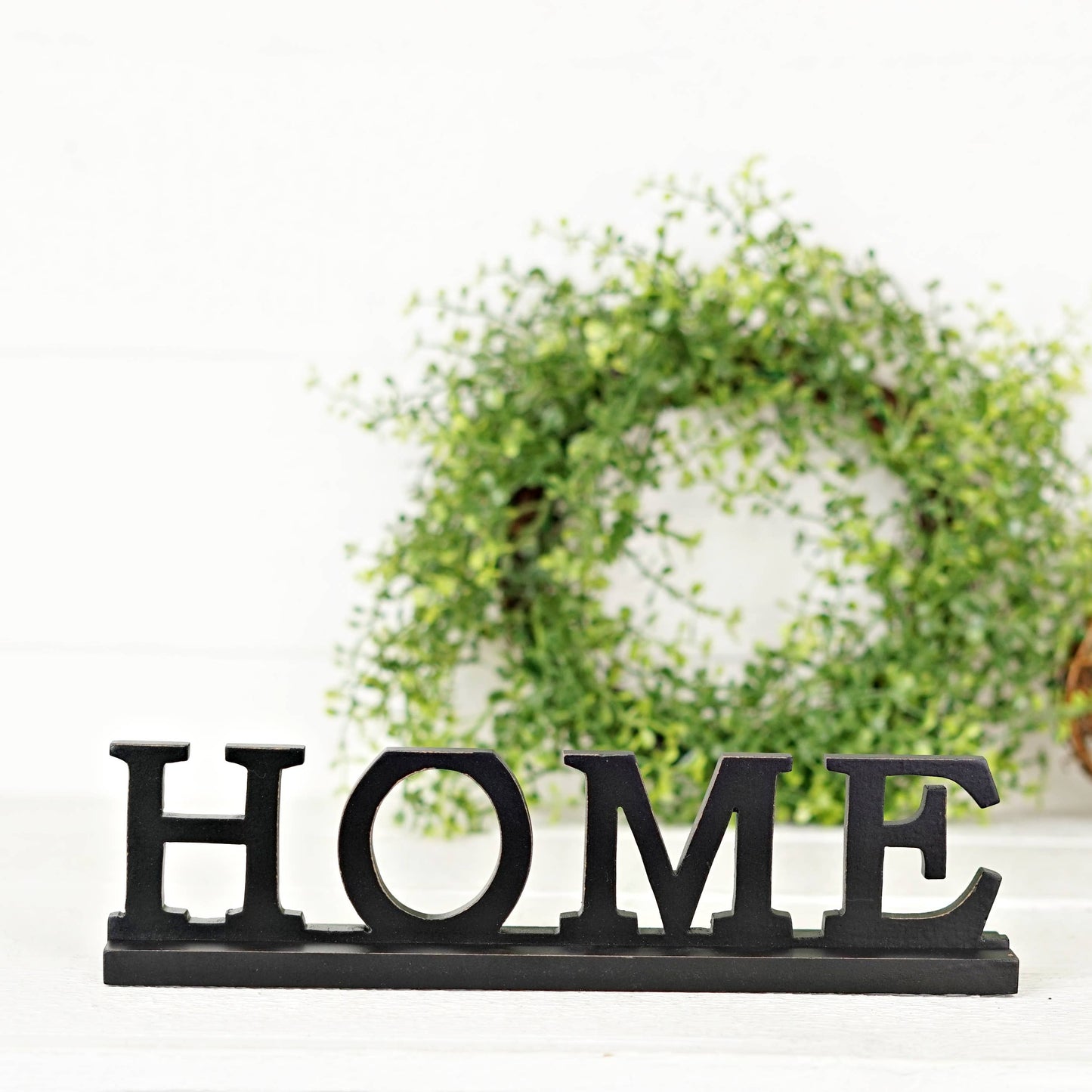 Table Top Sign-HOME-12inx3in-Black