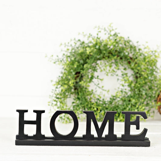 Table Top Sign-HOME-12inx3in-Black