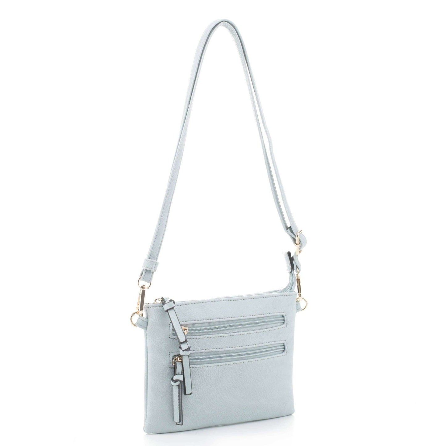 FC20136 Multi-zipper Crossbody Bag