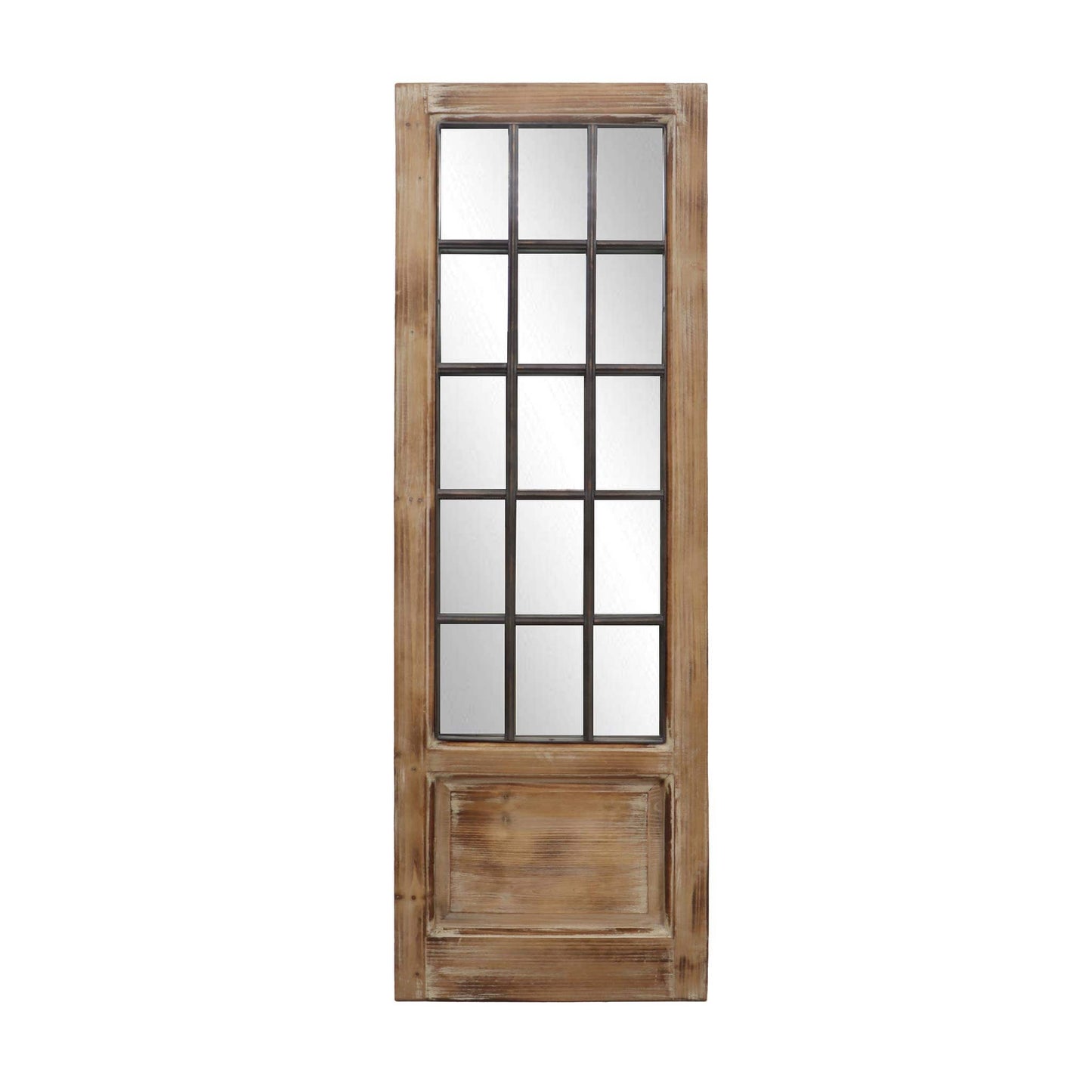 Accent Windowpane Wood Mirror