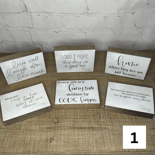 Set of 6 Everyday Blocks 